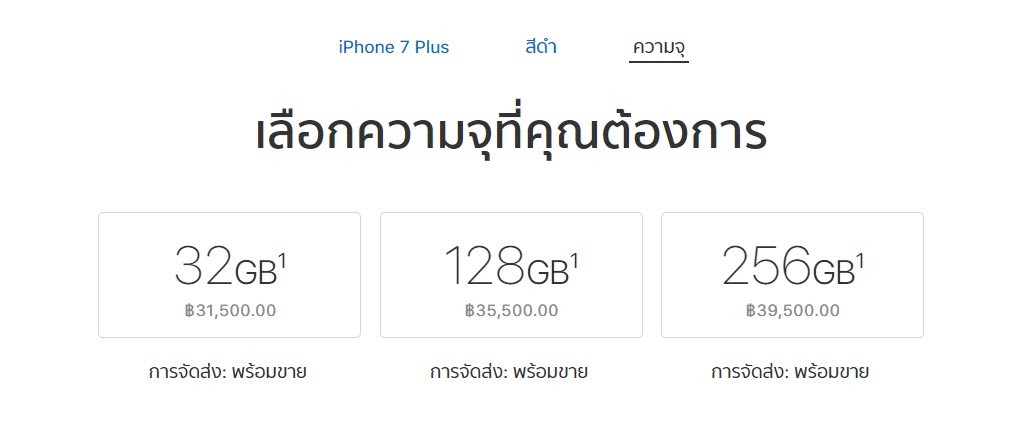 Iphone 7 Plus Storage