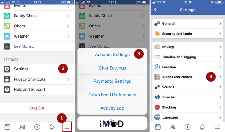12.facebook Close Video Auto 1 Save Battery Ios 11