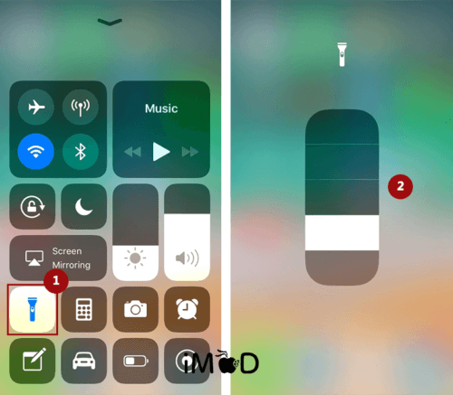 6.reduce Flash Light Save Battery Ios 11