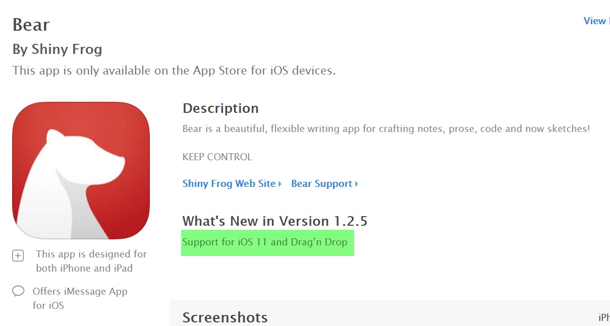 Appstore Ios11 App Support 1