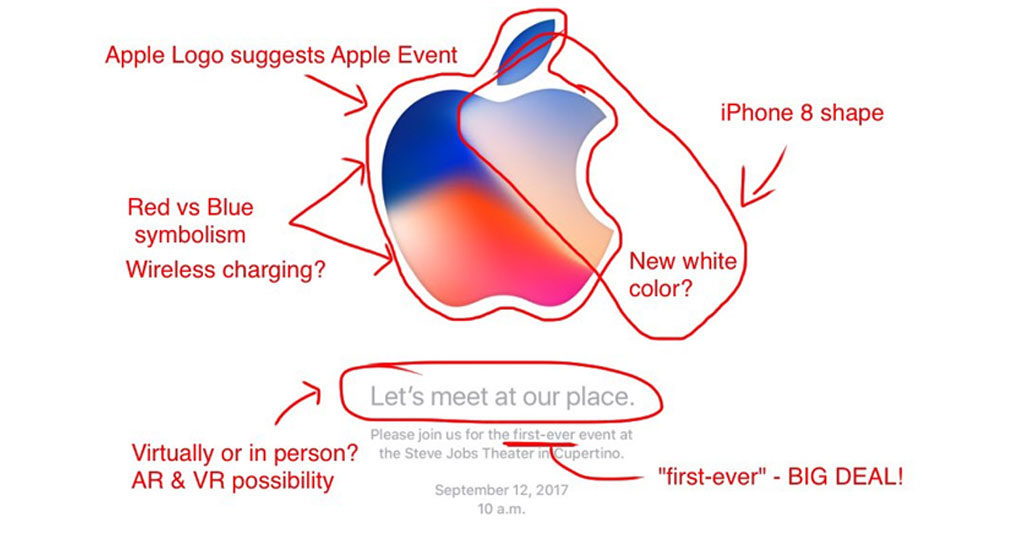 Apple Event 2017 Invitation Card Analysis