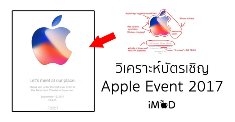 Apple Event 2017 Invitation Card Analysis Cover