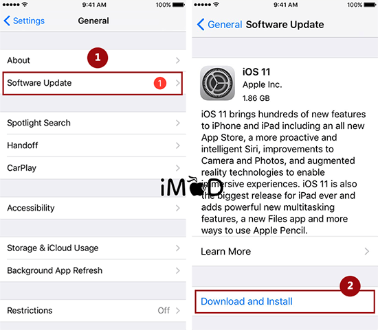 How To Update Ios 11 By Ota