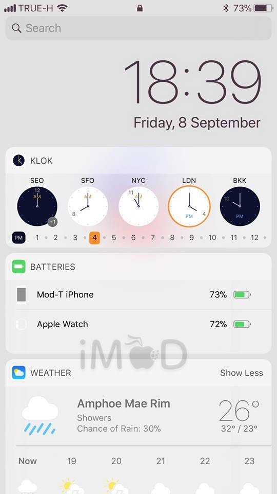 Klok Widget 4