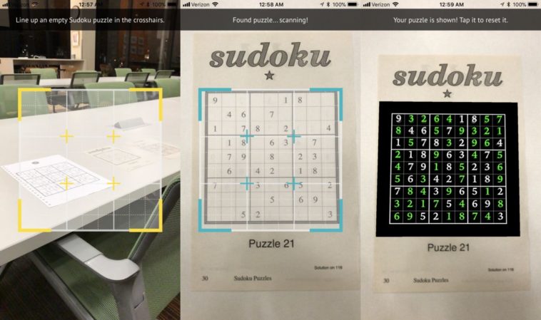  Magic Sudoku Apple Vision Core ML ARKit