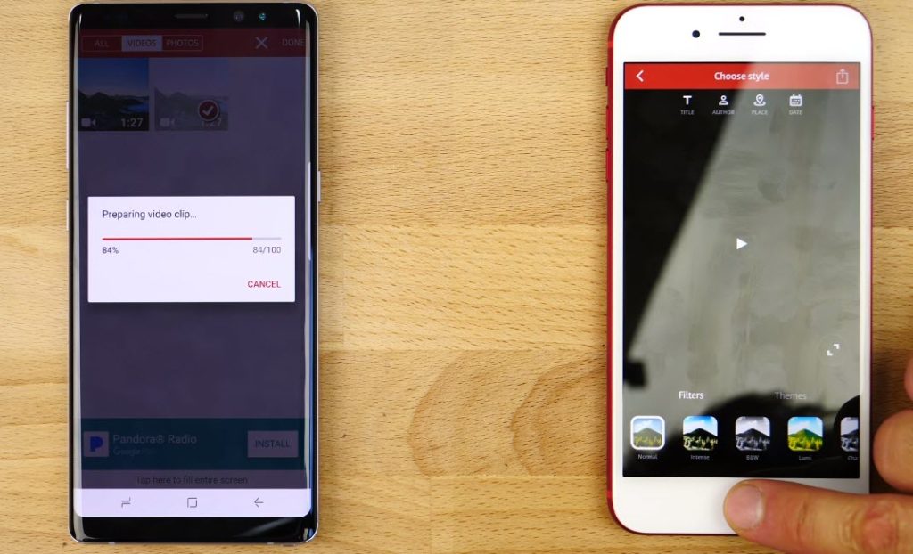 Note 8 Vs Iphone 7 Plus Speed Comaparison 4