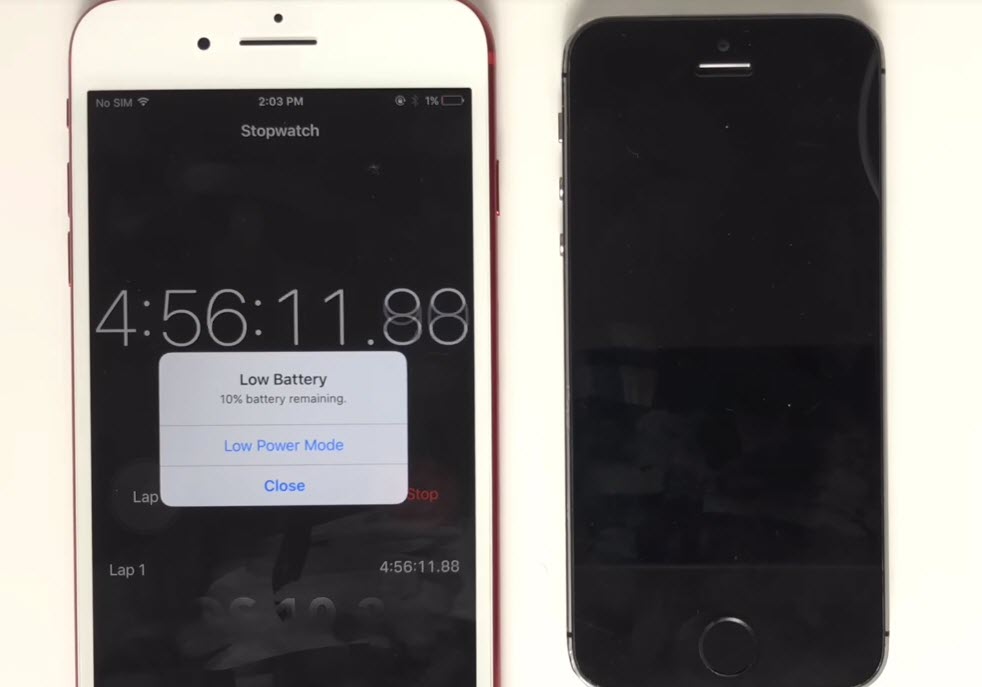 Ios11 1 Beta 1 Ios10 3 3 Battery Test 4
