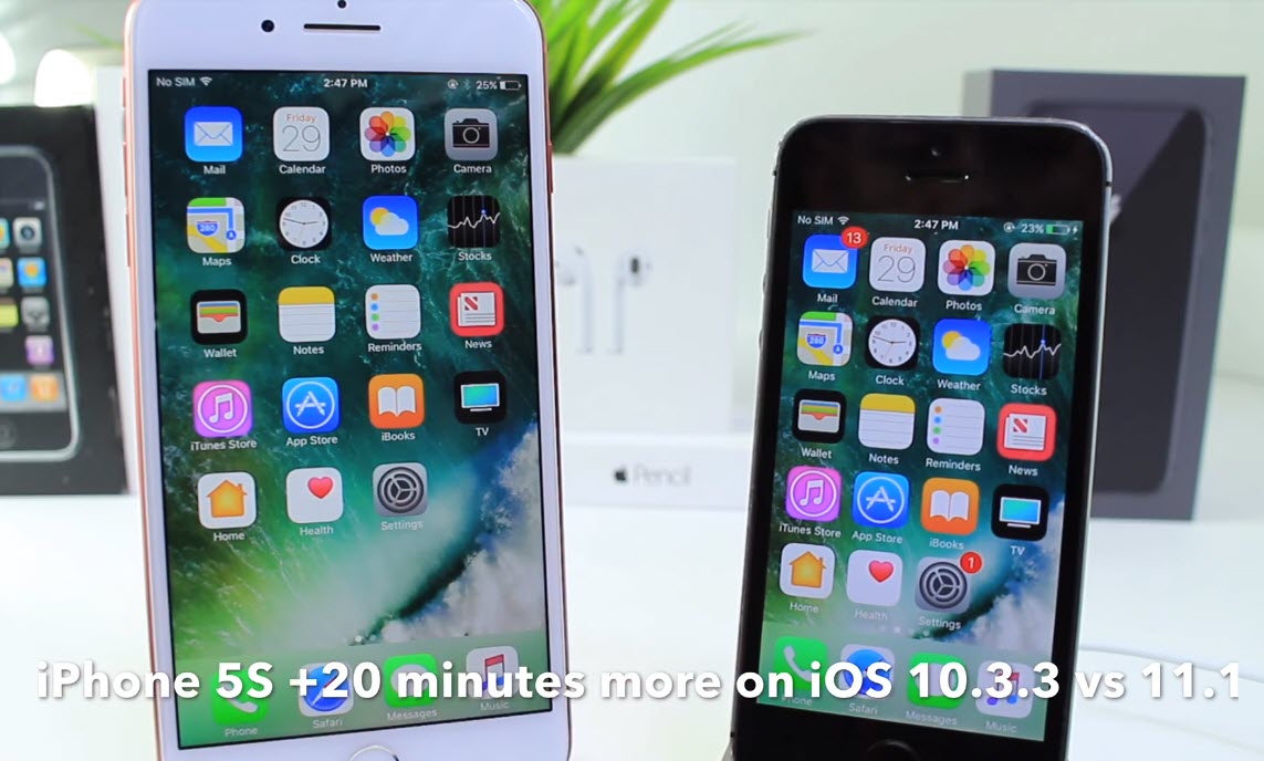 Ios11 1 Beta 1 Ios10 3 3 Battery Test 6