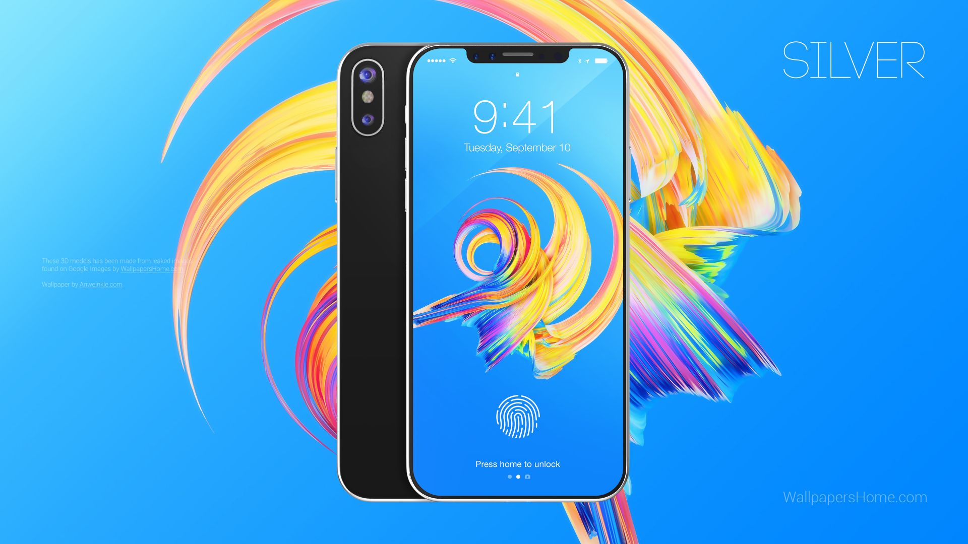 Iphone X Renders Silver