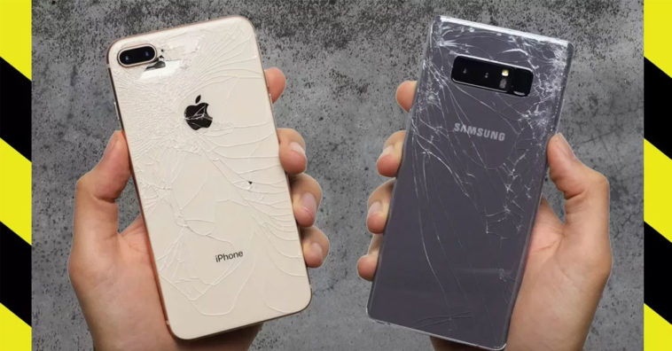 Iphone8plus Galaxynote8 Droptest
