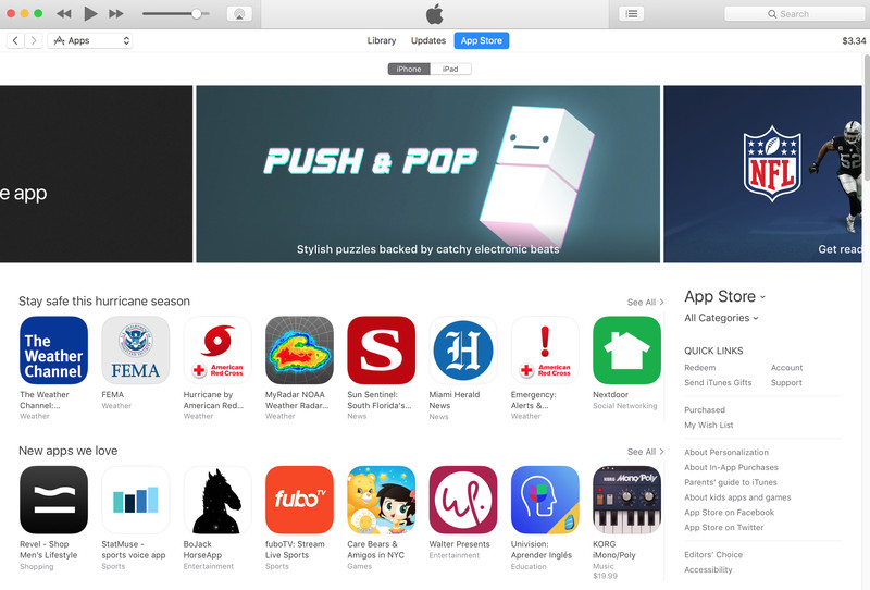iTunes 12.7