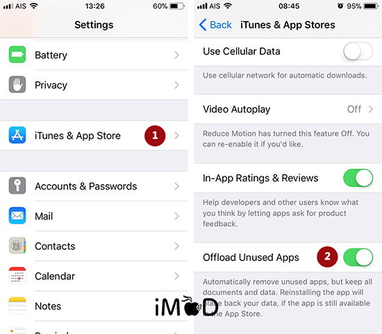 Offloead Unused Apps Save Storage Ios 11