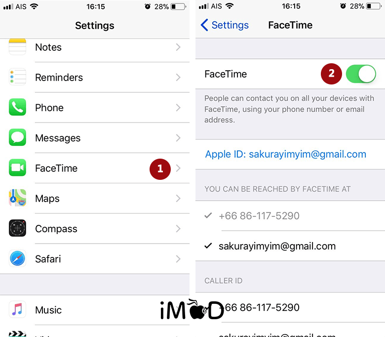 Set Facetime After Update Ios 11