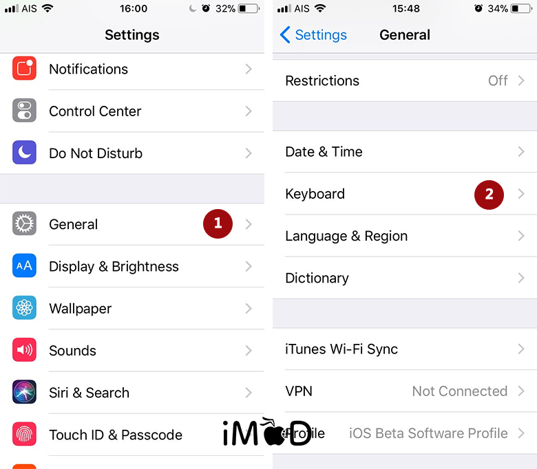 Set Keyboard 1 After Update Ios 11