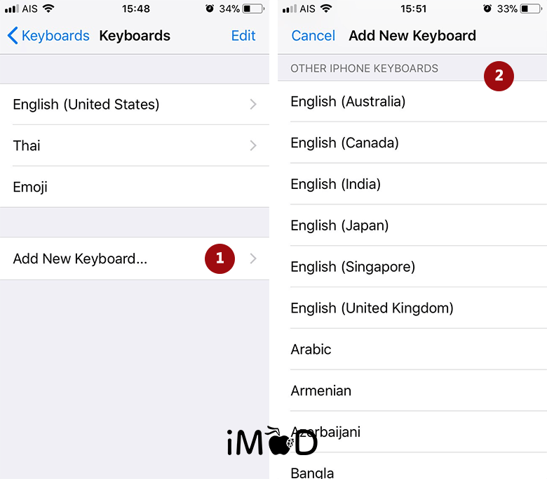 Set Keyboard 3 After Update Ios 11