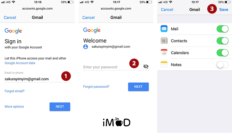 How To Setting Add And Remove Mail In Ios 11 2