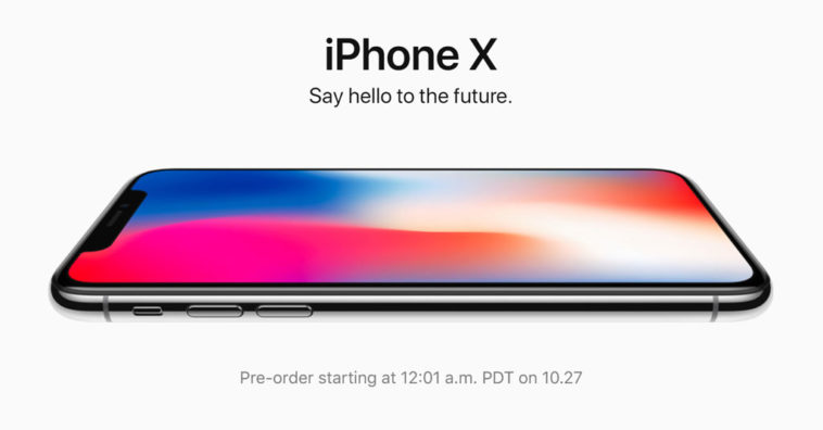 Apple Website Promote Iphone X Pre Order