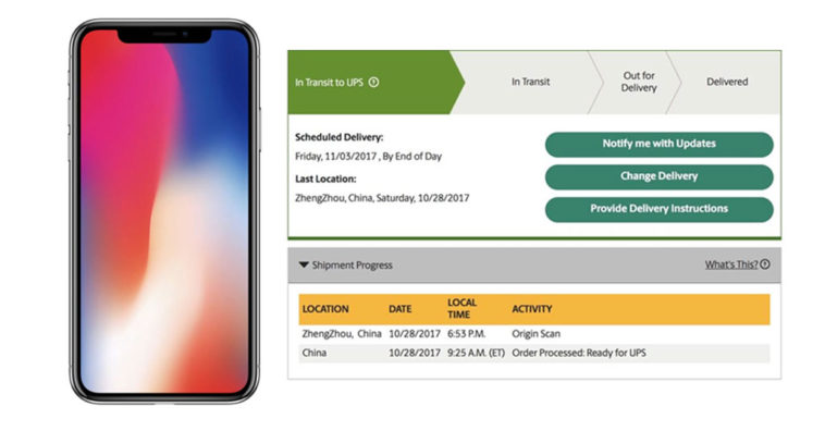 First Iphone X Orders Shipping Out