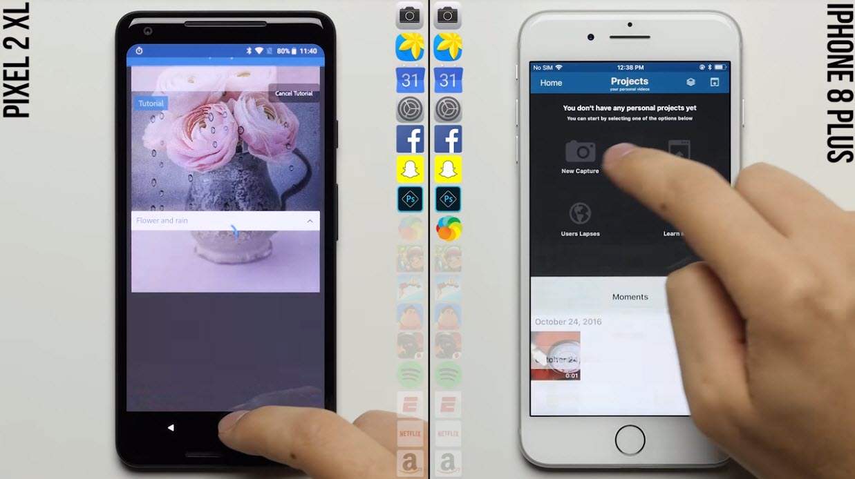 Google Pixel 2 Xl Vs Iphone 8 Plus Speed Test 3