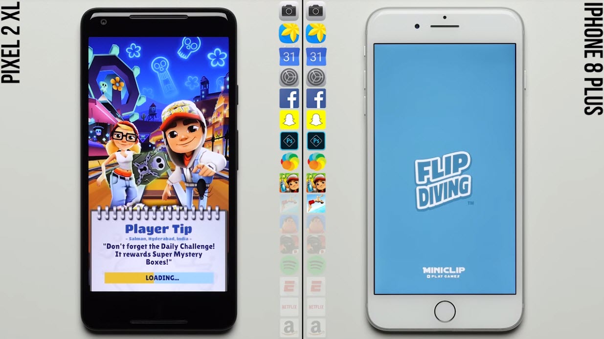 Google Pixel 2 Xl Vs Iphone 8 Plus Speed Test 5