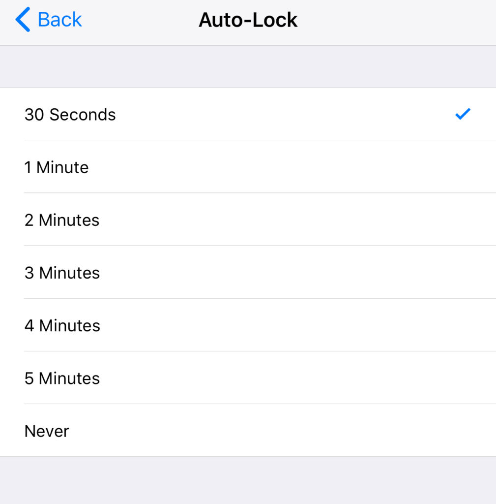 Ios 11 Auto Lock Settings1