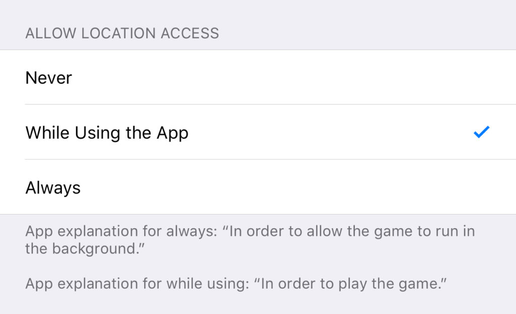 Ios 11 Location Options1
