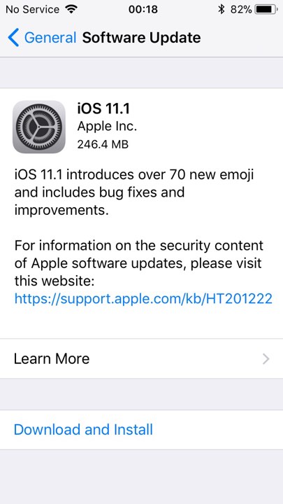 Ios11 1 Released 1