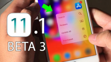 Ios11 1 Beta 3 Fix 3d Touch