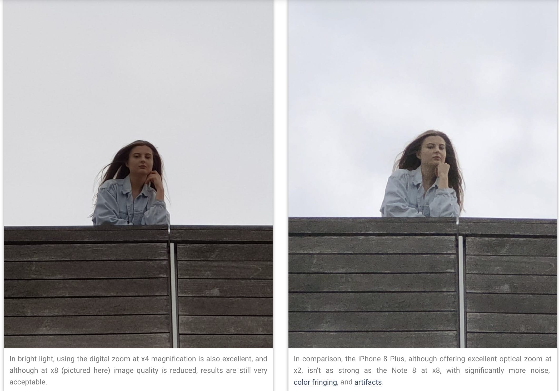 Note8 Vs 8plus Zoom Test