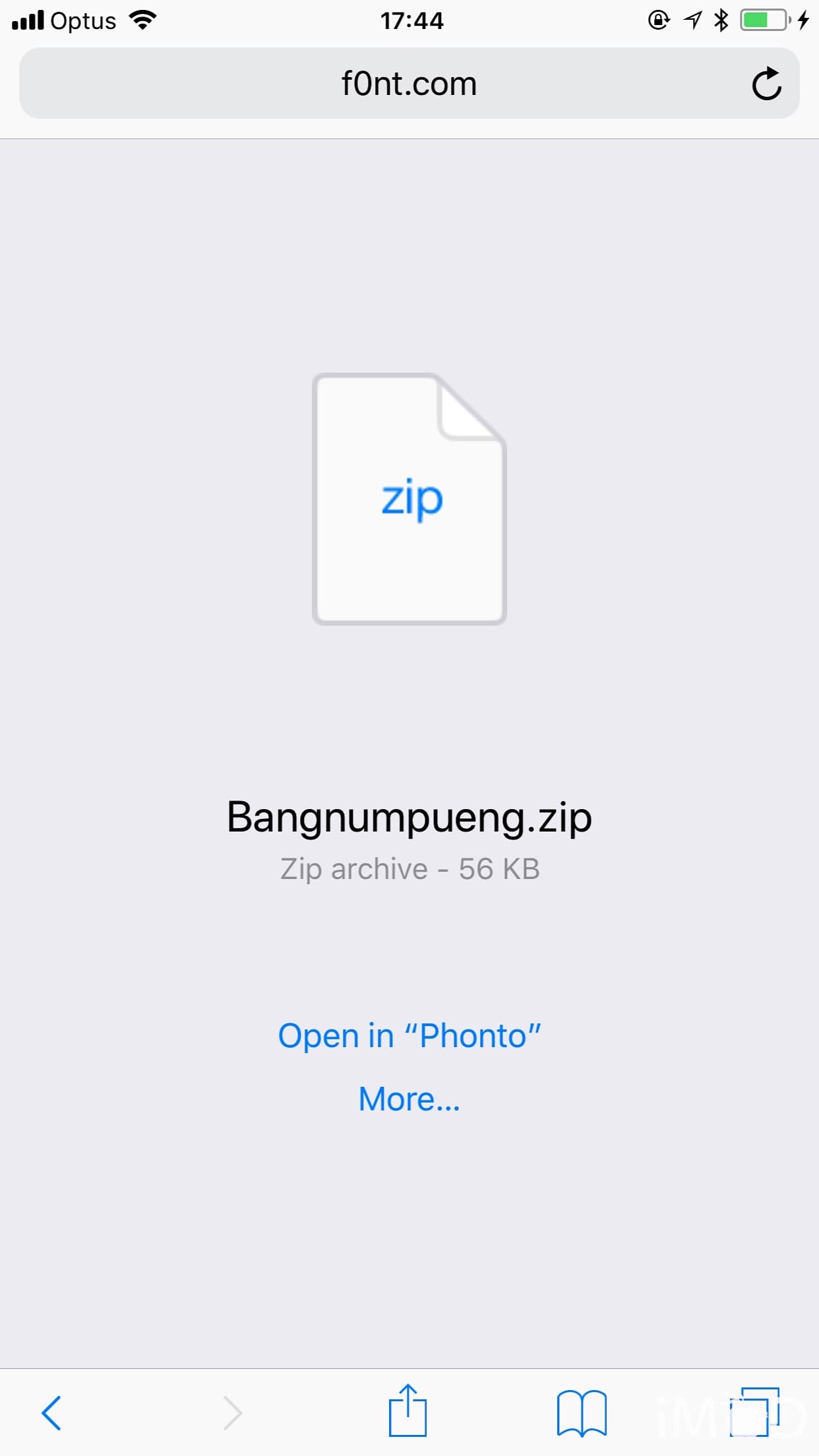 Phonto Install Font 2