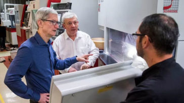 Tim Cook Meet Faceid Critical Component Firm Cover