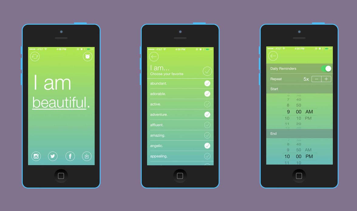 App Iamaffirmationreminders Cover