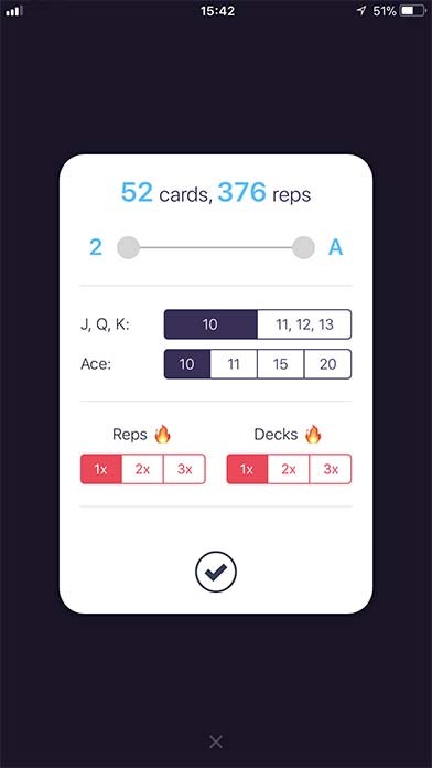 App Sweatdeck Setting3