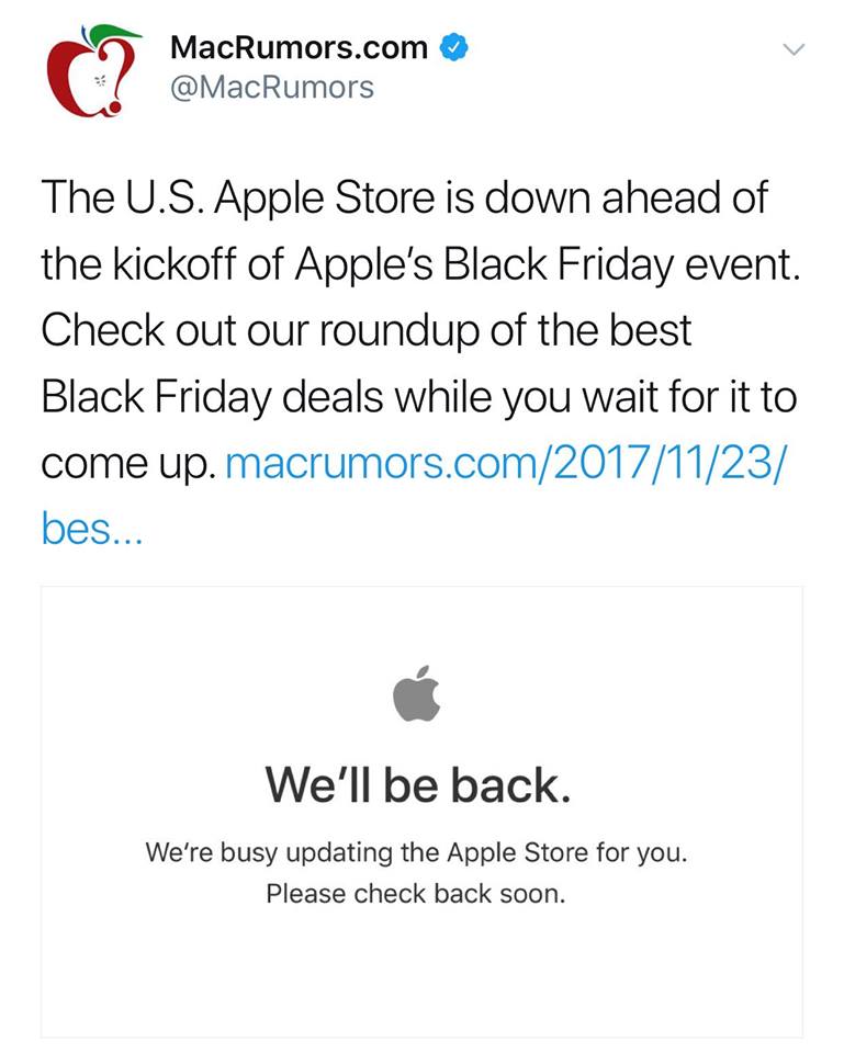Apple Close Us Store Black Friday