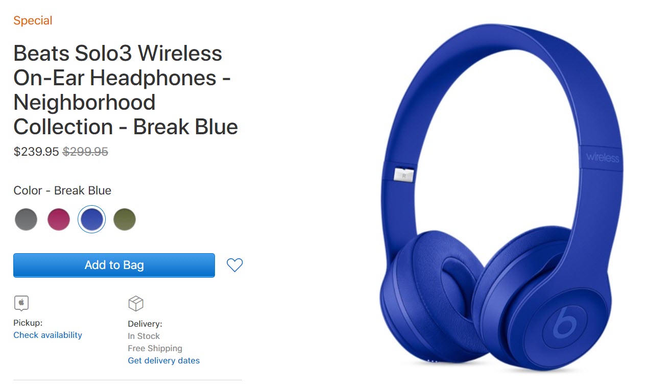 Apple Us Discount Wireless Headphones Nov 2017