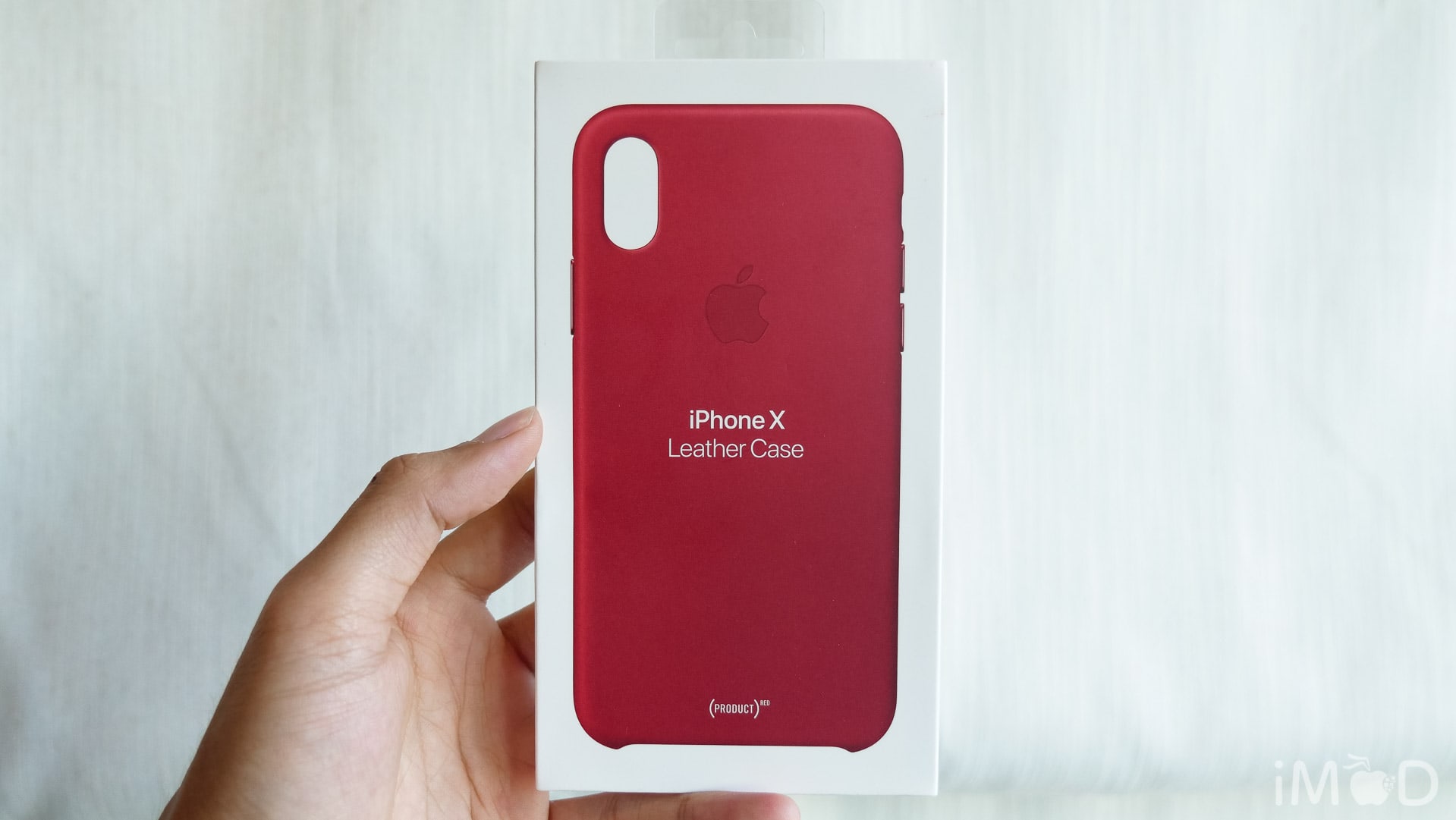 Iphone X Leather Case Product Red 6561