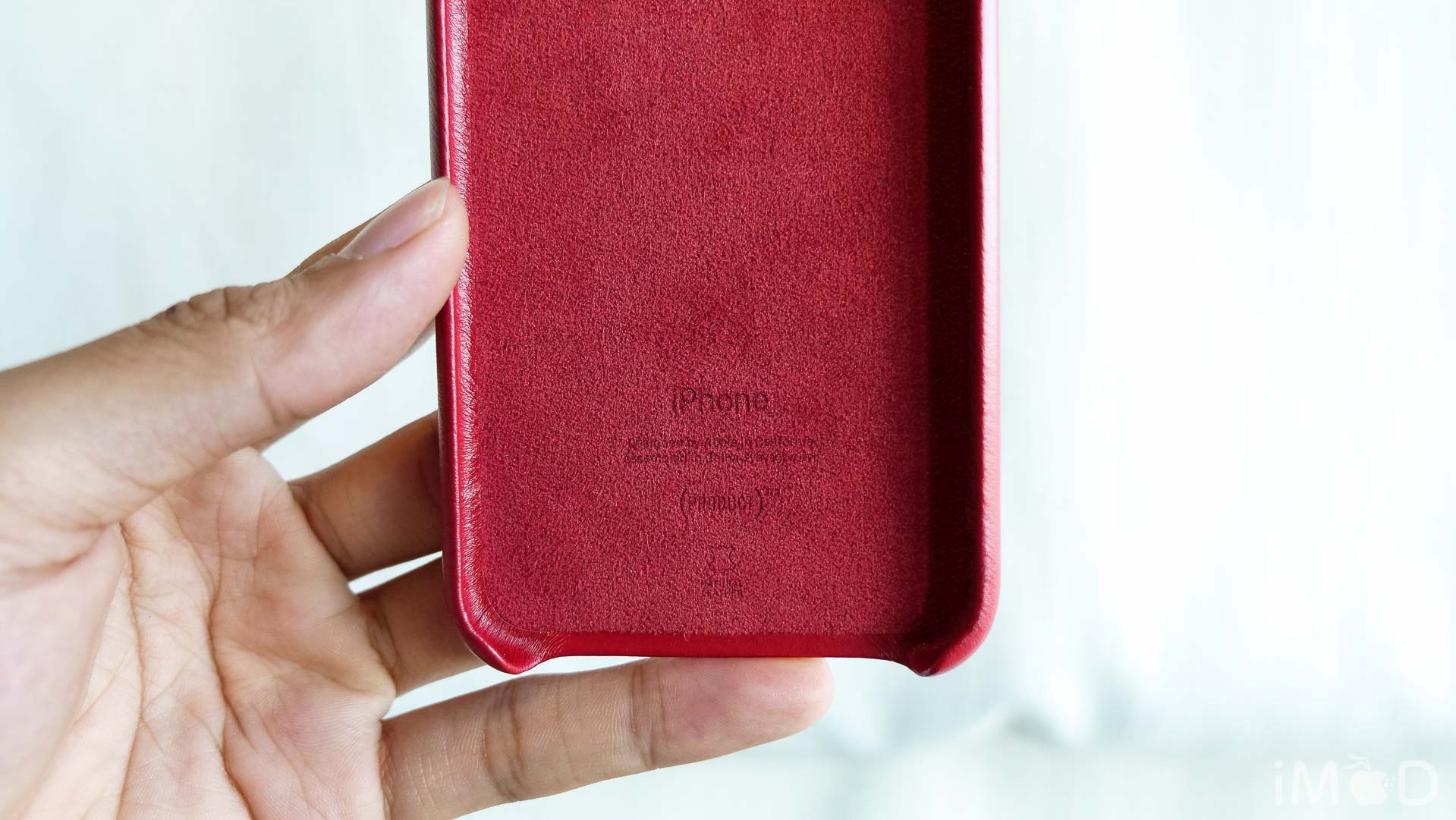 Iphone X Leather Case Product Red 6570