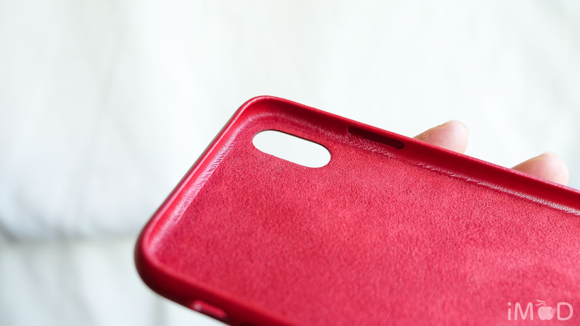 Iphone X Leather Case Product Red 6574