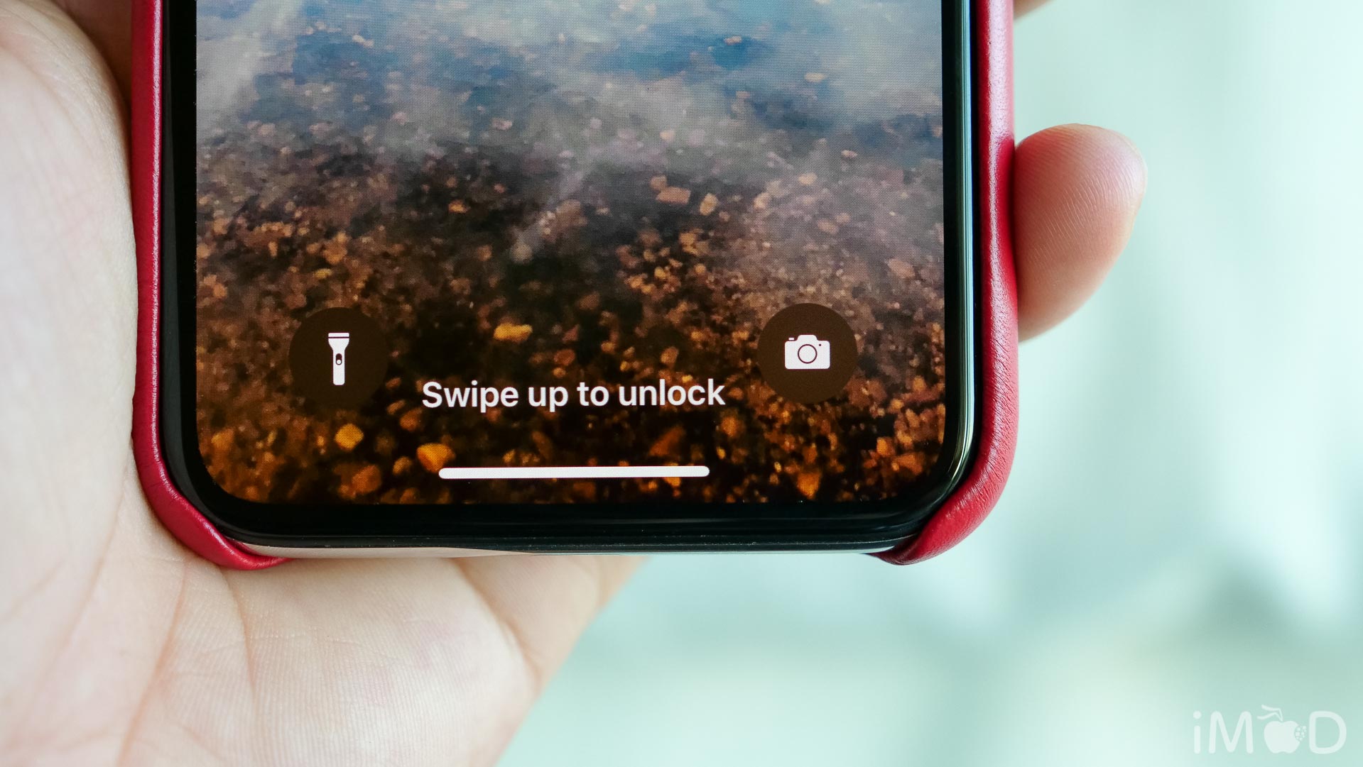 Iphone X Leather Case Product Red 6583