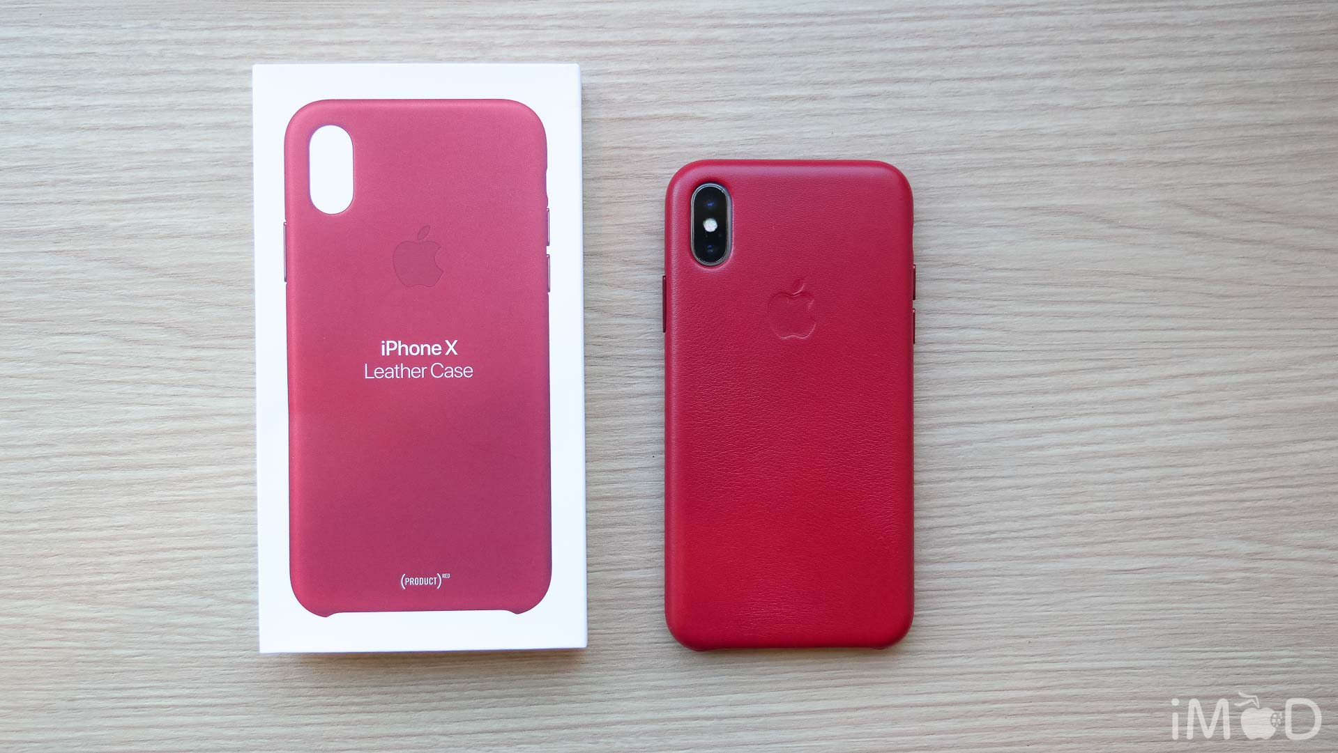 Iphone X Leather Case Product Red 6590