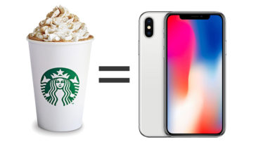 Iphone X Coffee Cost