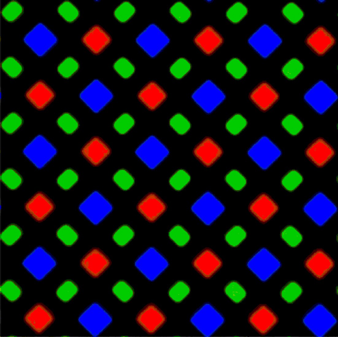 Iphone X Diamond Subpixels