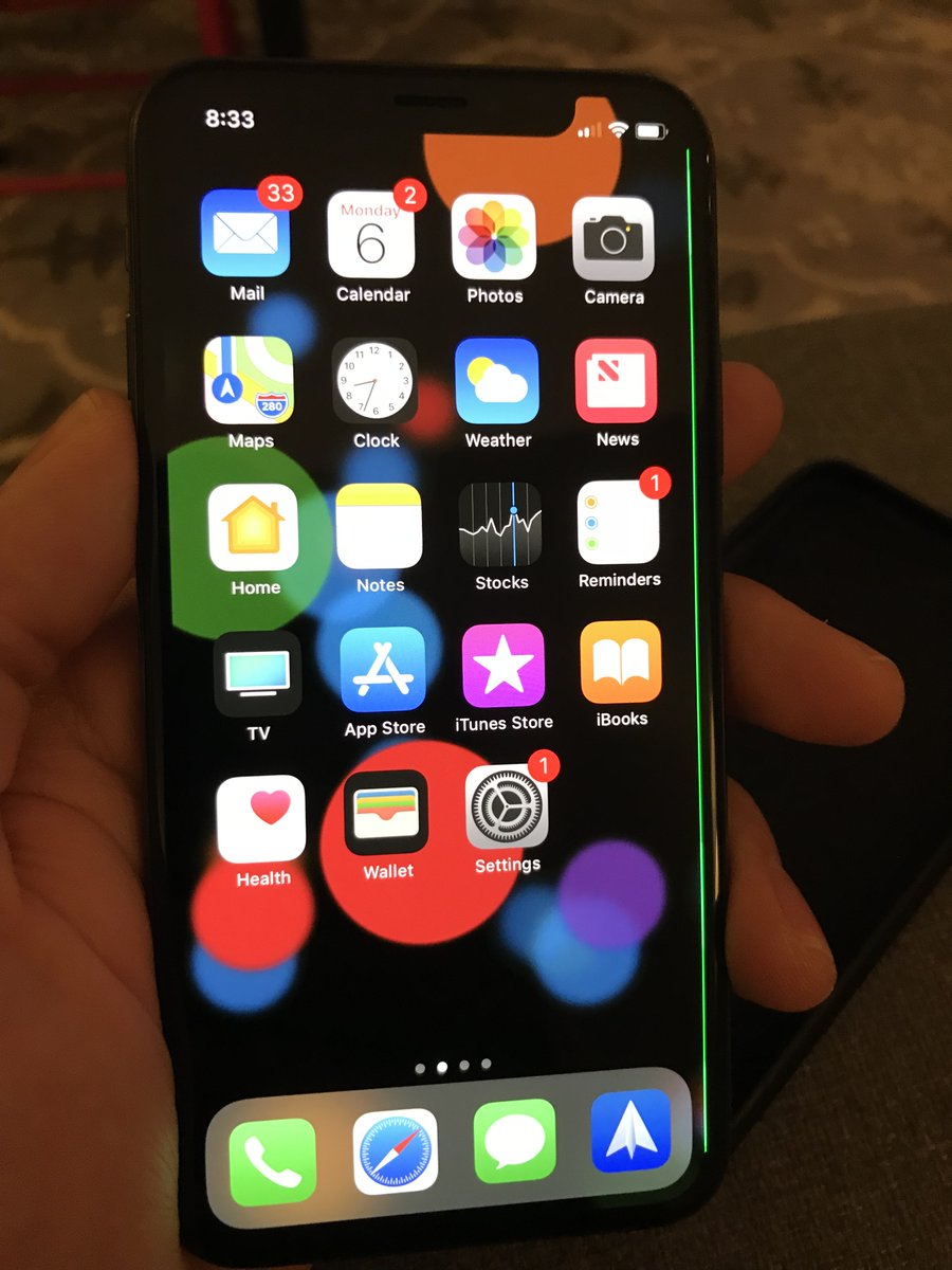 Iphone X Green Line Issue 2