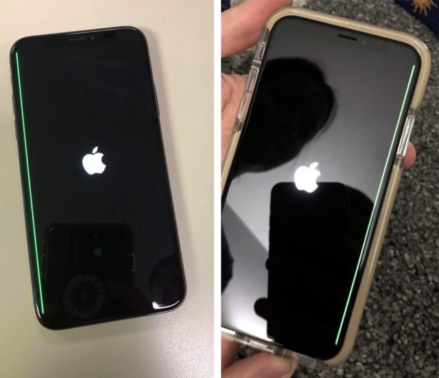 Iphone X Green Line Issue 3