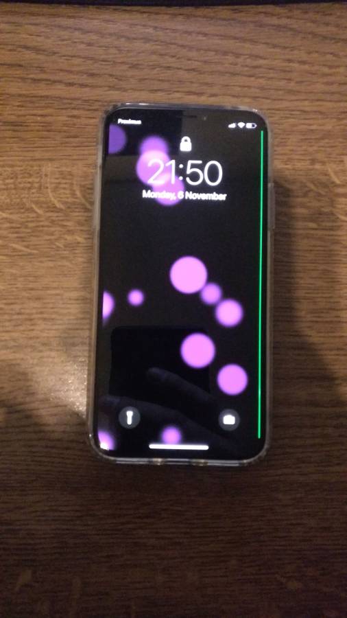 Iphone X Green Line Issue 6