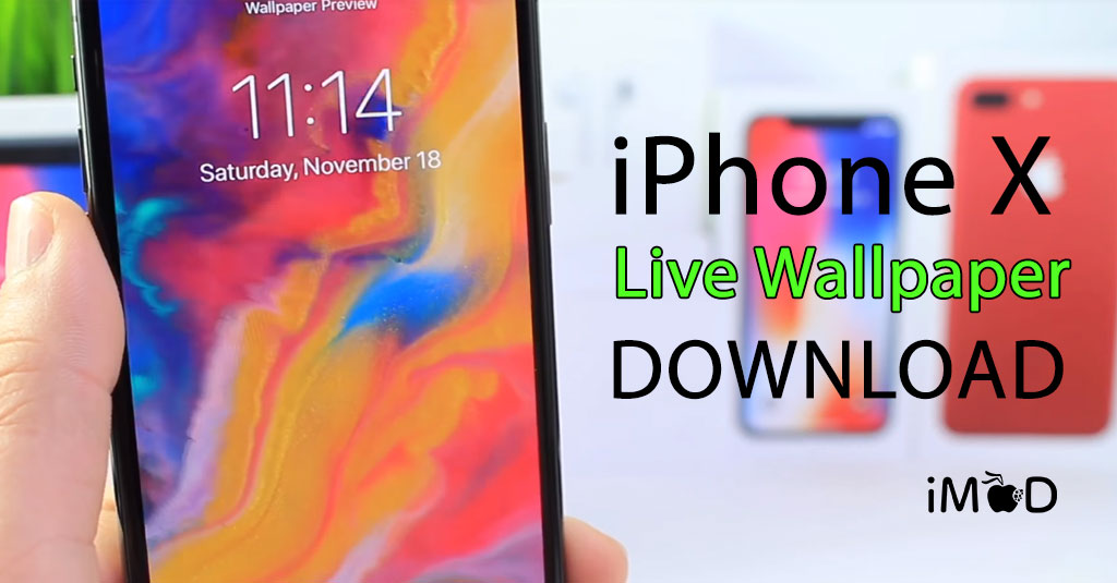 แจกพื้นหลัง iPhone X Live Wallpaper สำหรับ