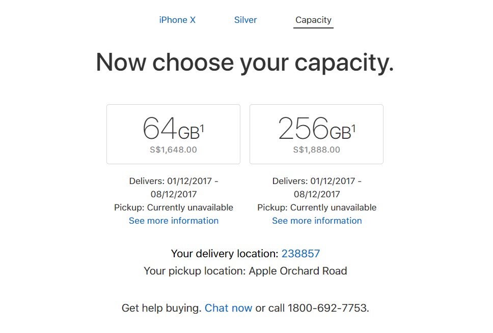 Iphone X Ship 1 2 Week 23 Nov 2017 Asia Zone 1