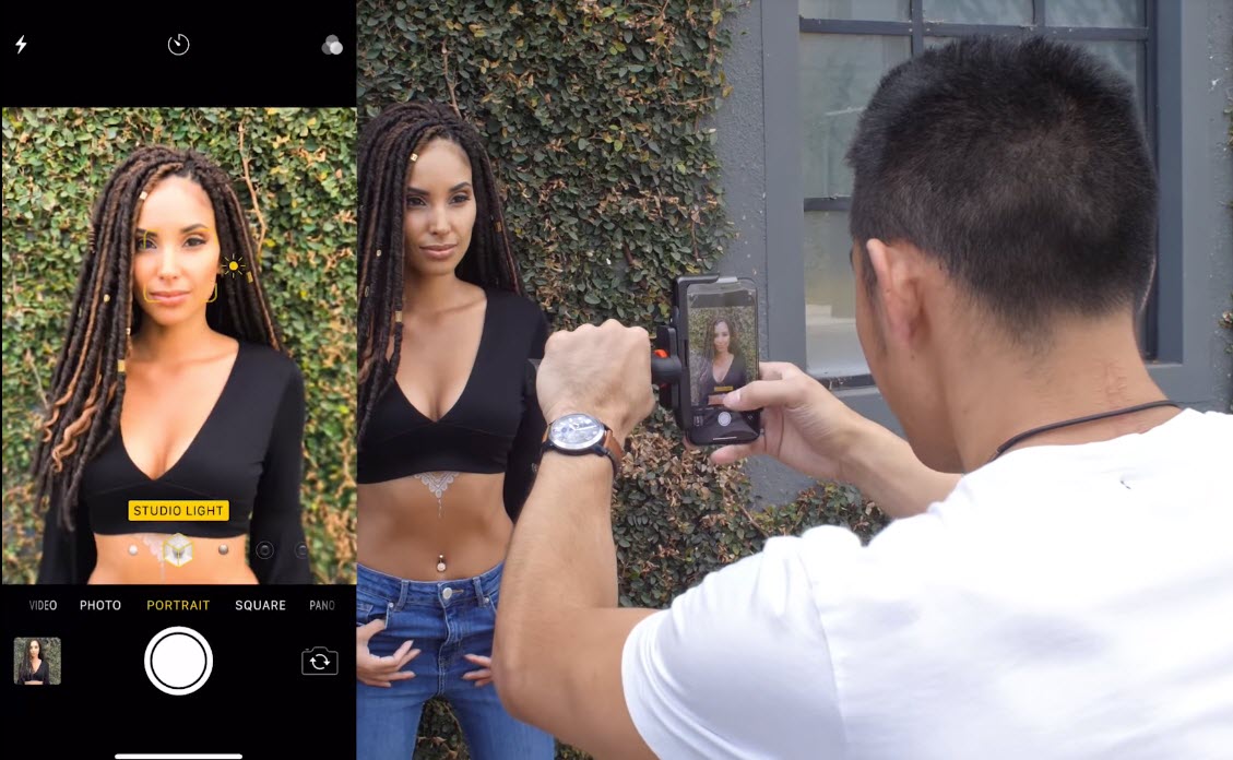 Portrait Lighting Iphone X Studio Lighting 1