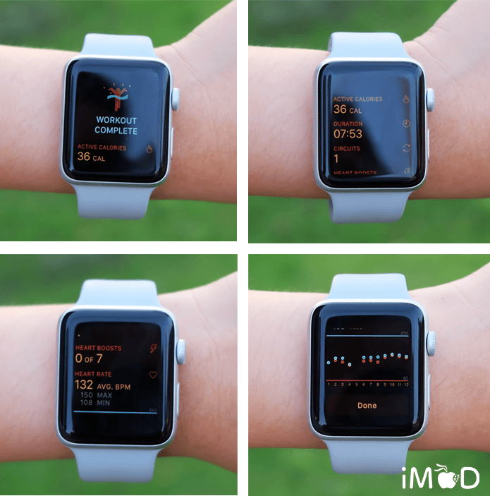 Seven 7 Minute Workout With Series 3 Gps Completed