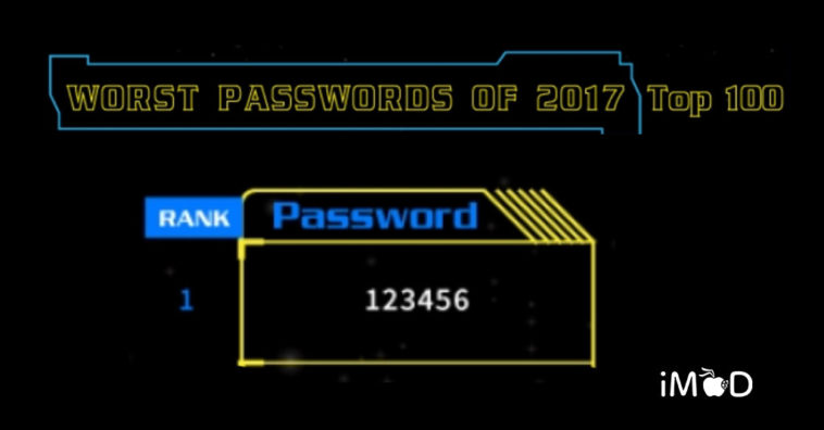 100 Worst Passwords Of 2017
